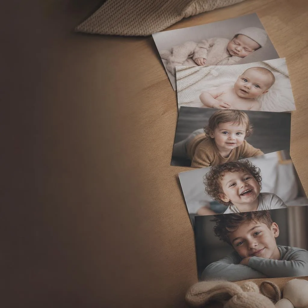 Illustrated overview of childhood stages